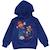 Sweat à capuche garçon 'mario' manches longues molletonné Bleu 1 - vertbaudet enfant 