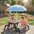 Table de pique-nique enfants - aiyaplay - avec parasol - 2 boîtes de rangement - bois - 3 à 6 ans - 113 x 95 x 160 cm - naturel Finition bois naturel 2 - vertbaudet enfant 
