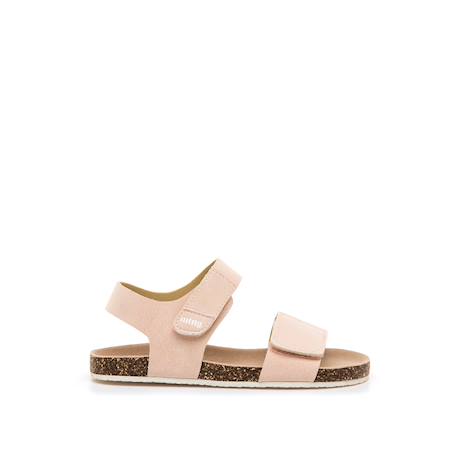 Sandales filles synthétique fermeture adhésive barefoot Multicolor+Rose+White 6 - vertbaudet enfant 
