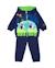Ensemble garçon en maille avec grand motif frontal Bleu 1 - vertbaudet enfant 