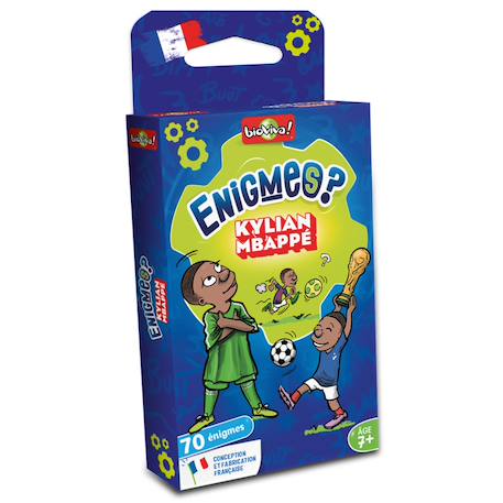 Jeu de cartes - enigmes je m'appelle kylian  - dès 7 ans - 2 à 6 joueurs - fabriqué en france de manière éco-responsable. Multicolore 1 - vertbaudet enfant 
