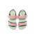 Sandales filles synthétique fermeture adhésive barefoot Rosa-verde 2 - vertbaudet enfant 
