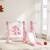 Toboggan balançoire panier basket enfant 3 en 1 design lapin hdpe Rose 2 - vertbaudet enfant 