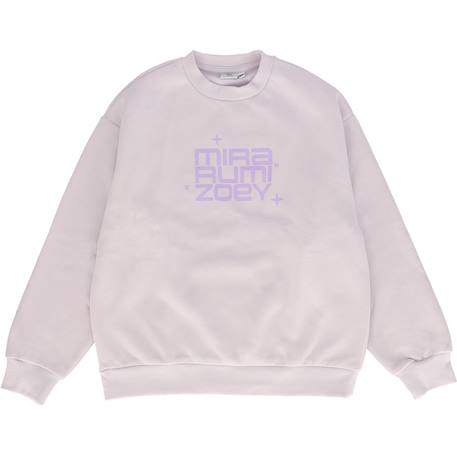 Fille-Pull, gilet, sweat-Sweat-Sweat imprimé 'k-pop demon hunters' manches longues molletonné