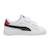 Baskets basses  à scratch Puma blanc noir aqua rouge 1 - vertbaudet enfant 