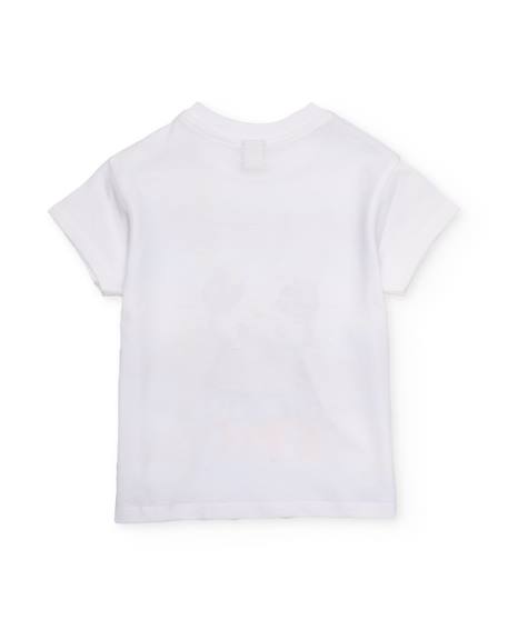 Ensemble pour garçon en maille avec imprimé à rayures Bleu 4 - vertbaudet enfant 