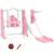 Toboggan balançoire panier basket enfant 3 en 1 design lapin hdpe Rose 1 - vertbaudet enfant 