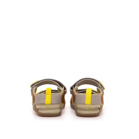 Sandales garçon synthétique fermeture adhésive barefoot Camel 5 - vertbaudet enfant 
