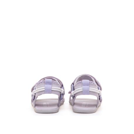 Sandales filles synthétique fermeture adhésive barefoot Pink+Purple+Verd clair 11 - vertbaudet enfant 