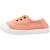 Basket fille sans lacets à enfiler Orange coralina+Rose petalo+Rouge 2 - vertbaudet enfant 