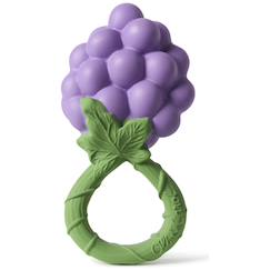Puériculture-Hochet anneau de dentition 2 en 1 grappe de raisin