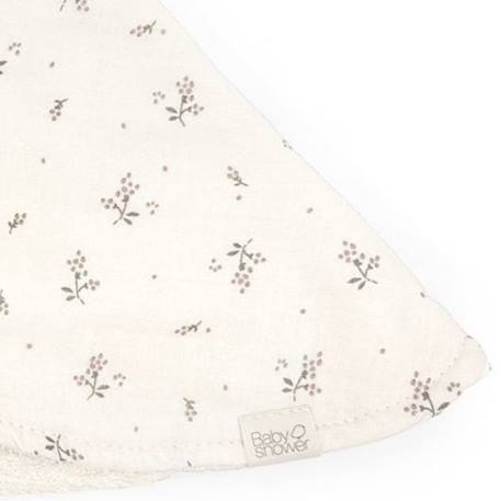 Bavoir d'épaule 2 en 1 burpy roseberry Ecru, rose, vert 2 - vertbaudet enfant 