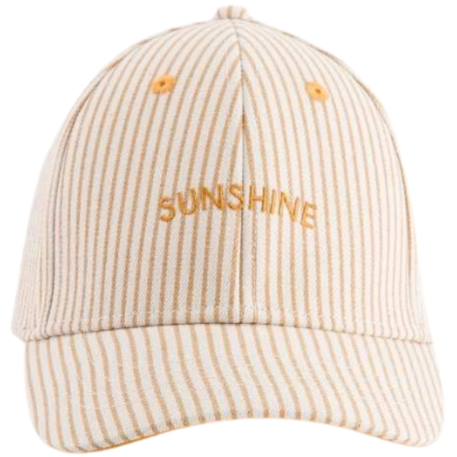 Casquette enfant sunshine ocre (9-24 mois) Jaune, blanc 2 - vertbaudet enfant 