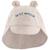 Chapeau bébé petit amour crème (0-6 mois) Crème, bleu 1 - vertbaudet enfant 