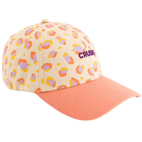 Casquette enfant crush léo corail (9-24 mois) Corail, jaune, lila 1 - vertbaudet enfant 