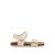 Sandales filles synthétique fermeture adhésive barefoot Blanc mate 1 - vertbaudet enfant 