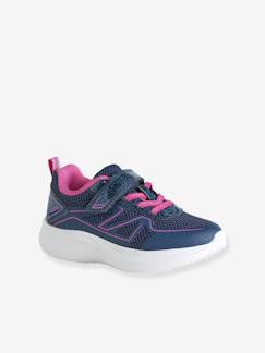 -Baskets enfant fille textile à scratch