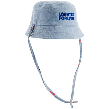 Bob enfant réversible lobster forever denim Denim, orange 3 - vertbaudet enfant 