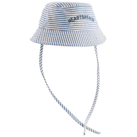 Bob bébé réversible heartbreaker bleu Bleu, blanc 1 - vertbaudet enfant 