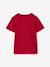 T-shirt garçon personnalisable manches courtes aubergine+blanc+BLEU+jaune pâle+mangue+rouge+sauge 34 - vertbaudet enfant 