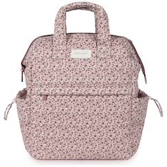 Puériculture-Sac à dos à langer cherry fleurs