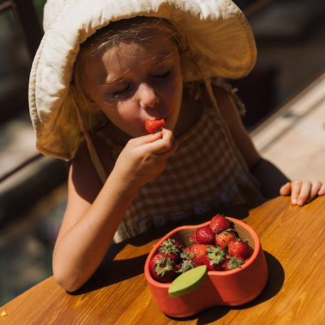 Set bol et cuillère pepa la pomme Rouge, vert 6 - vertbaudet enfant 