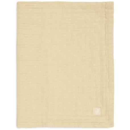 Couverture en coton fringe moonstone-ivory (75 x 100 cm) Corail+Jaune, blanc 8 - vertbaudet enfant 