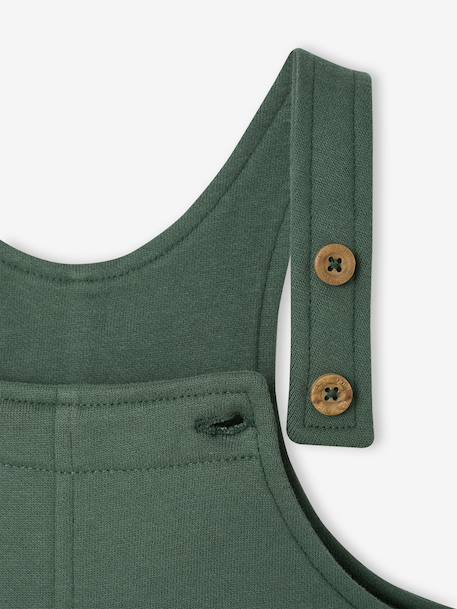 Salopette en molleton bébé marine+vert foncé 10 - vertbaudet enfant 