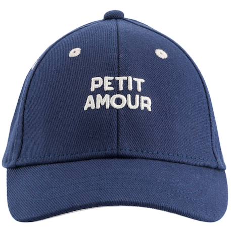 Casquette enfant petit amour bleu (9-24 mois) Bleu, blanc 2 - vertbaudet enfant 