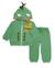 Ensemble garçon en maille avec capuche dinosaure Vert 2 - vertbaudet enfant 