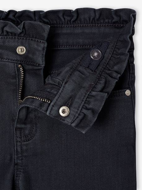 Pantalon slim fille encre+mauve 3 - vertbaudet enfant 
