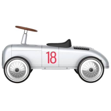 Porteur Audi Roadster dès 18 mois Gris, rouge, marron 2 - vertbaudet enfant 