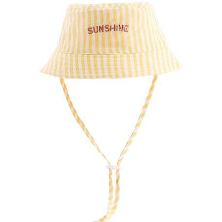 Bob bébé sunshine large rayure Jaune, crème 1 - vertbaudet enfant 