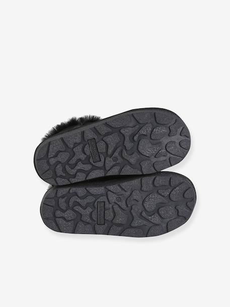 Boots enfant fille textile zippées noir 5 - vertbaudet enfant 