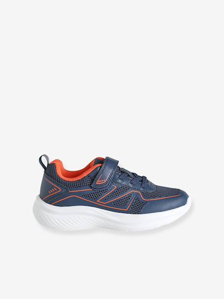Basket enfant garçon textile à scratch marine 2 - vertbaudet enfant 