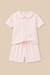 Pyjama rayé fille Rayure rose 1 - vertbaudet enfant 