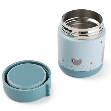 Boîte repas isotherme tiny farm bleu (300 ml) Bleu 2 - vertbaudet enfant 