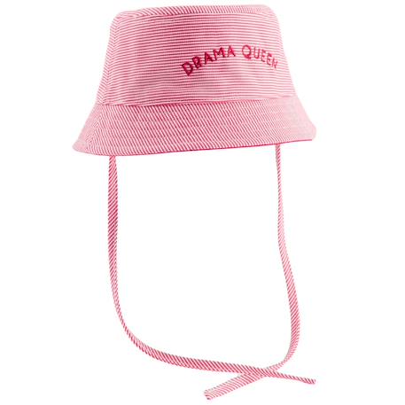 Bob bébé réversible drama queen Rose, blanc 3 - vertbaudet enfant 