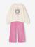 Ensemble fille sweat et pantalon écru 1 - vertbaudet enfant 