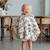 Poncho polaire teddy bardot Gris, écru, rose 2 - vertbaudet enfant 