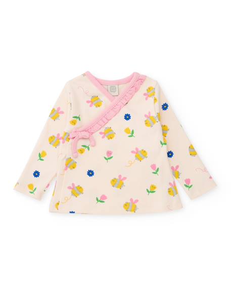 Ensemble tricot pour nouveau-né avec fermeture latérale Beige 2 - vertbaudet enfant 