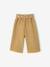 Pantalon bébé fille large ceinture à nouer beige+caramel+violine 2 - vertbaudet enfant 