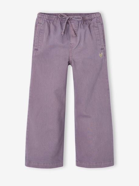 Pantalon large fille mauve+violine 4 - vertbaudet enfant 