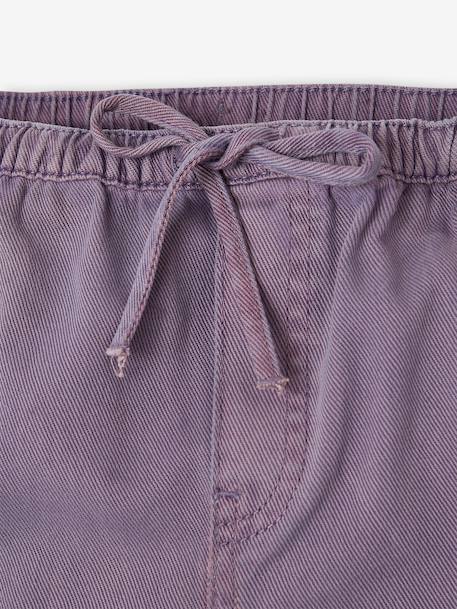 Pantalon large fille mauve+violine 6 - vertbaudet enfant 