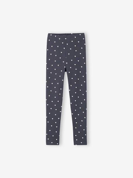 Lot de 3 leggings fille encre+vanille 2 - vertbaudet enfant 