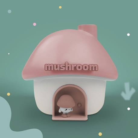 Humidificateur maison champignon rose Rose, blanc 5 - vertbaudet enfant 