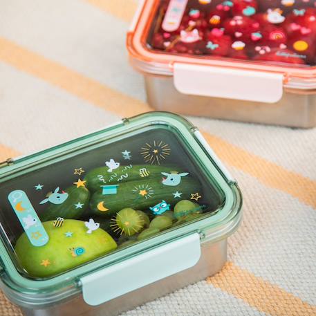Lunch box jeanne Rose, jaune 4 - vertbaudet enfant 