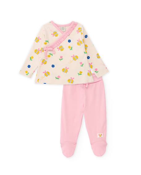 Ensemble tricot pour nouveau-né avec fermeture latérale  - vertbaudet enfant