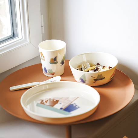 Coffret repas les chats marins (4 pièces) Multicolore 2 - vertbaudet enfant 