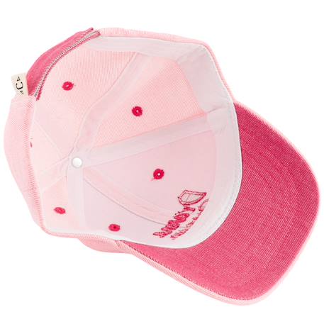 Casquette enfant drama queen denim rose (9-24 mois) Rose 3 - vertbaudet enfant 